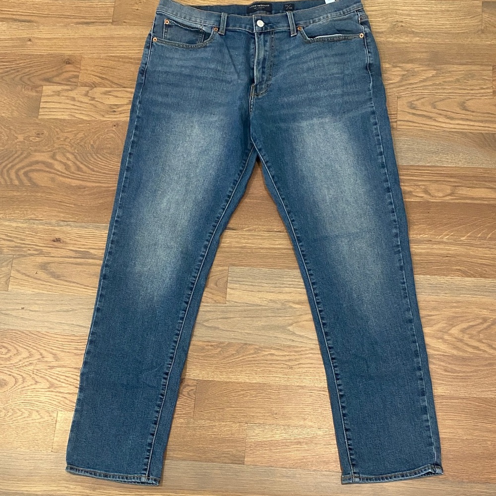 Lucky Brand Men's Straight Blue Jeans